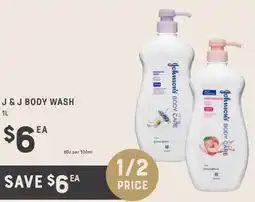 J & j body wash