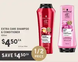 Adelaide's finest Extra care shampoo & conditioner offer