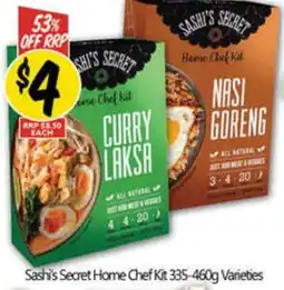 NQR Sashi's Secret Home Chef Kit Varieties offer