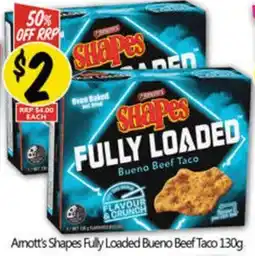 Amott's Shapes Fully Loaded Bueno Beef Taco