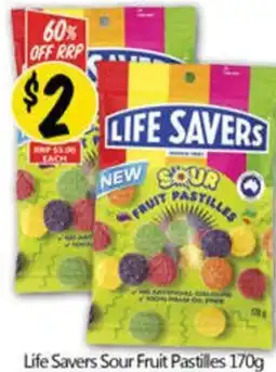 NQR Life Savers Sour Fruit Pastilles offer