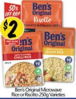 Ben's Original Microwave Rice or Risotto Varieties