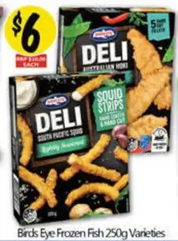 Birds Eye Frozen Fish Varieties