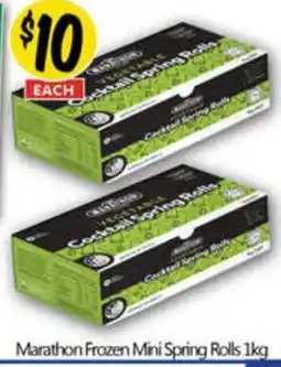 NQR Marathon Frozen Mini Spring Rolls offer