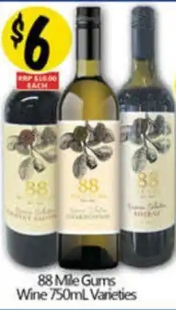 NQR 88 Mile Gums Wine Varieties offer