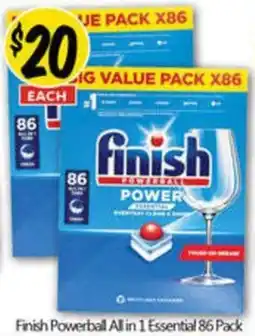Finish Powerball All in 1 Essential 86 Pack