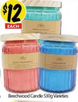 NQR beechwood Candle Varieties offer