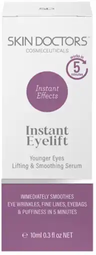 healthylife Skin Doctors Instant Eyelift Serum 10ml offer