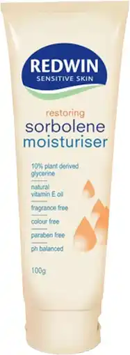 healthylife Redwin Sorbolene Moisturiser with Vitamin E 100g offer