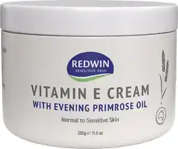 healthylife Redwin Vitamin E Cream With Evening Primrose Oil 330g offer