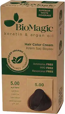 healthylife Bio Magic Hair Colour Cream Light Brown 5.00 offer