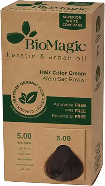healthylife Bio Magic Hair Colour Cream Light Brown 5.00 offer
