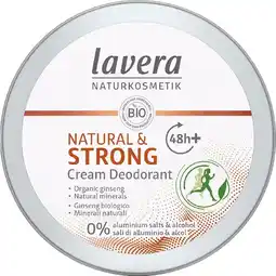 healthylife Lavera Deodorant Creme Natural & Strong 50ml offer