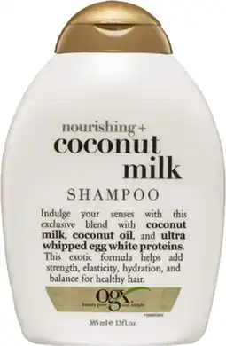 healthylife OGX Coconut Milk Shampoo 385ml offer