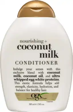 healthylife OGX Coconut Milk Conditioner 385ml offer