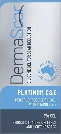 healthylife DermaScar Silicone Scar Reduction Gel Platinum C&E 15g offer