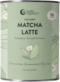 healthylife Nutra Organics Collagen Matcha Latte 100g offer