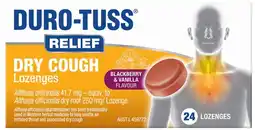 healthylife Durotuss Relief Dry Cough Lozenges 24 Pack offer