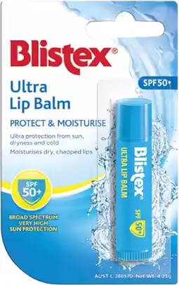 healthylife Blistex Ultra Lip Balm SPF50 4.25g offer