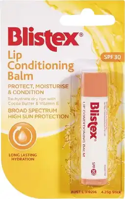 healthylife Blistex Lip Conditioning Balm SPF 30 4.25g offer