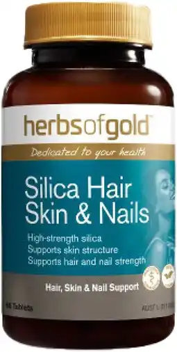 healthylife Herbs of Gold Silica Hair Skin & Nails 60 Tablets offer