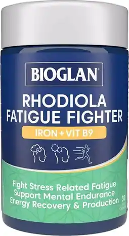 healthylife Bioglan Rhodiola Fatigue Fighter 30 Tablets offer