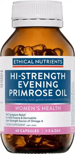 healthylife Ethical Nutrients High-Strength Evening Primrose Oil 60 Capsules offer