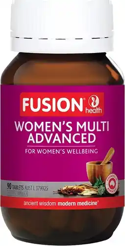 healthylife Fusion Health Women's Multi Advanced 90 Tablets offer
