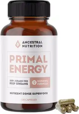 healthylife Ancestral Nutrition Primal Energy Women's Formula 120 Capsules offer
