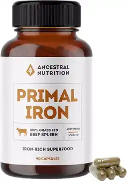 healthylife Ancestral Nutrition Primal Iron 90 Capsules offer