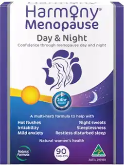 healthylife Harmony Menopause Day & Night 90 Tablets offer