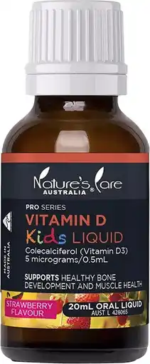 healthylife Nature's Care Pro Kids Vitamin D Liquid 20ml offer