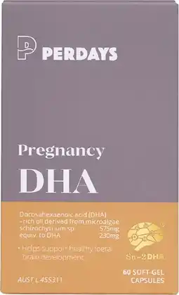 healthylife Perdays Pregnancy DHA 60 Capsules offer
