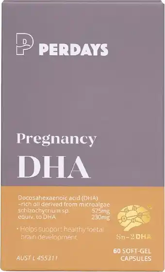 healthylife Perdays Pregnancy DHA 60 Capsules offer
