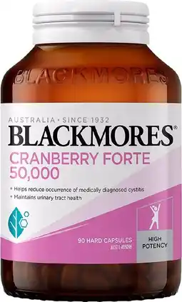healthylife Blackmores Cranberry Forte 50000 90 Capsules offer