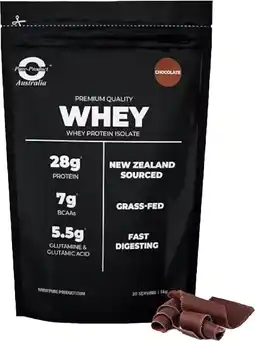 healthylife Pure Product Australia Whey Protein Isolate Chocolate 1kg offer