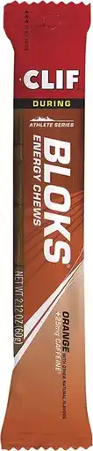 healthylife Clif Bloks Energy Chews Orange + 25mg Caffeine 60g offer