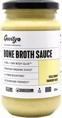 healthylife Gevity RX Bone Broth Mayo Total Tummy 375ml offer