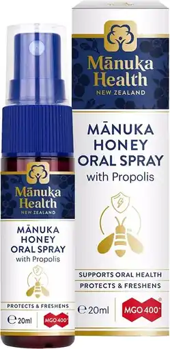 healthylife Manuka Health Manuka Honey & Propolis Oral Spray offer