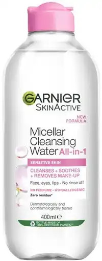 IGA Garnier Skin Active All in 1 Micellar Cleansing Water 400mL offer