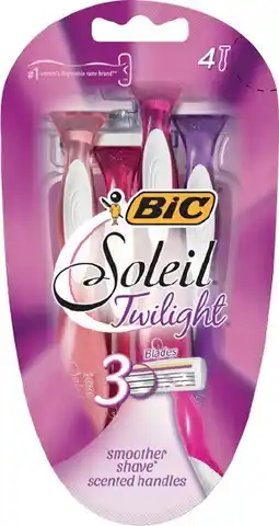 IGA BIC Soleil Twilight Women’s Disposable Razors 4 Pack offer