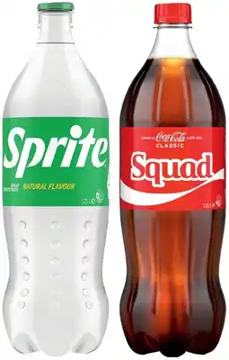 IGA Coca-Cola, Sprite or Fanta 1.25 Litre Selected Varieties offer