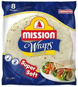 IGA Mission Wraps 6-8 Pack Selected Varieties offer
