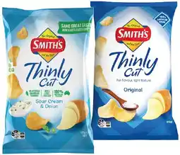 IGA Smith’s Thinly Cut Chips 175g Selected Varieties offer