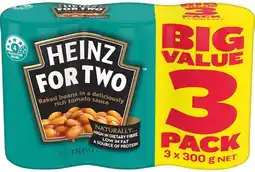 IGA Heinz Beanz or Spaghetti 3x300g Selected Varieties offer