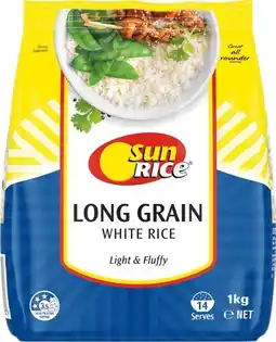 IGA SunRice Long Grain White Rice 1kg offer