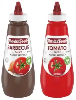 IGA MasterFoods Squeezy Sauce 475‑500mL Selected Varieties offer