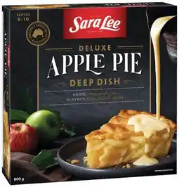 IGA Sara Lee Deluxe Deep Dish Apple Pie 800g or Snack Cookie Pies 4 Pack Selected Varieties offer
