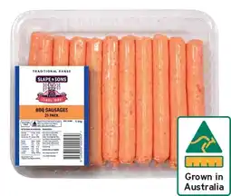IGA Slape & Sons BBQ Sausages 1.5kg offer