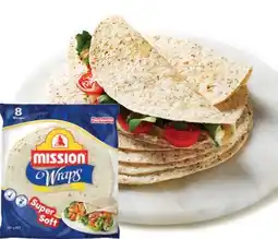 IGA Mission Wraps 6‑8 Pack Selected Varieties offer
